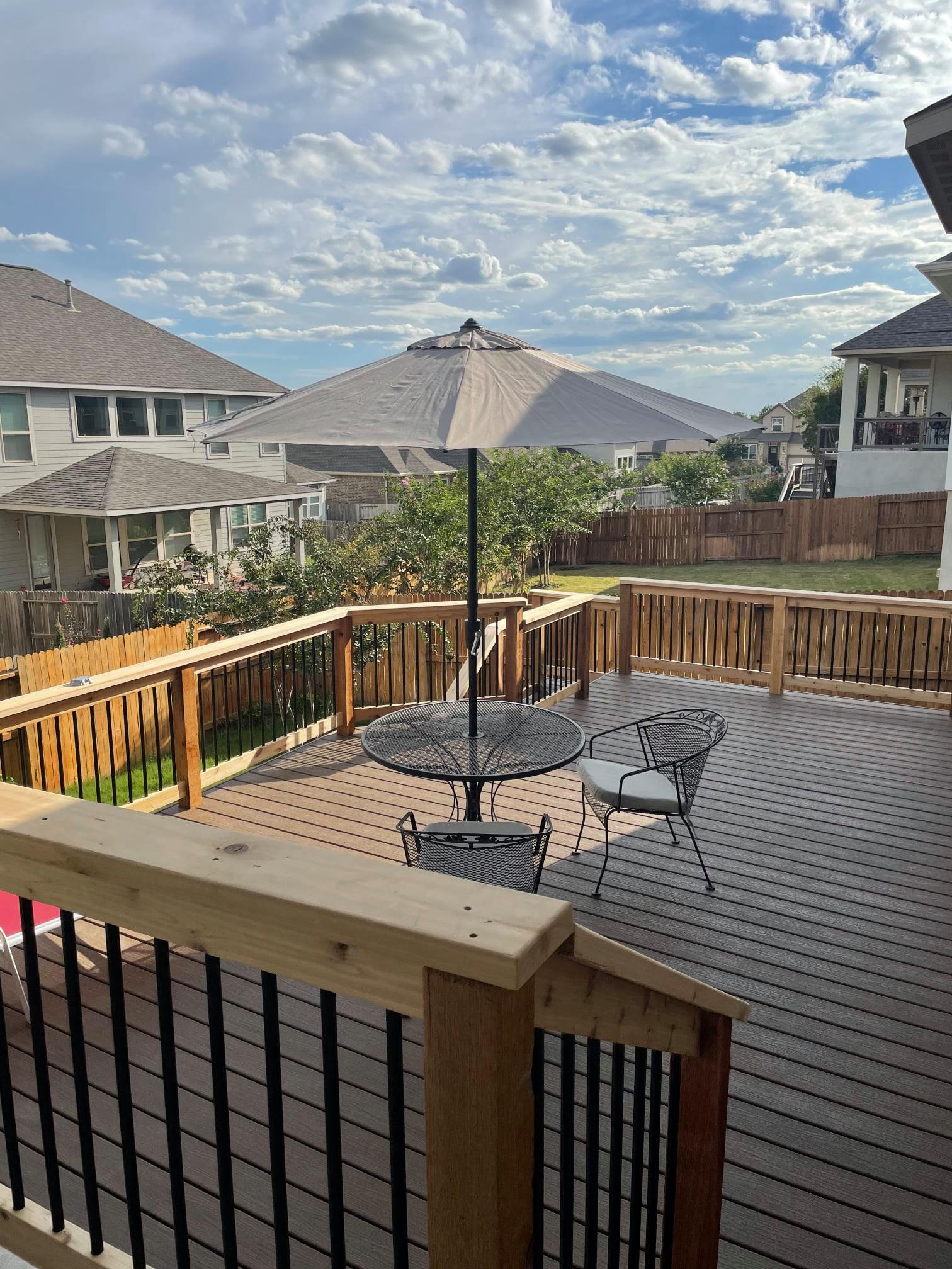 Composite Decking project 1 by Timeless Sunsets
